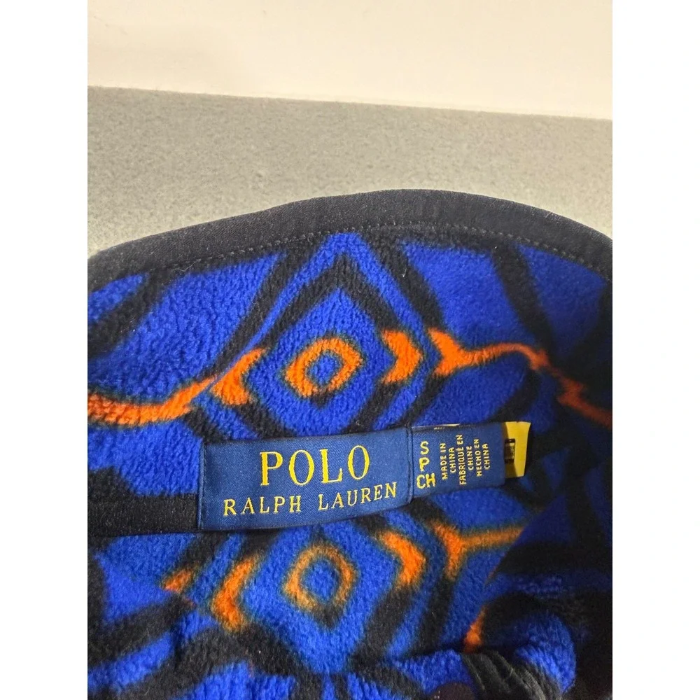Size S - Polo Ralph Lauren Fleece Pullover multicolored geometric snowflakes